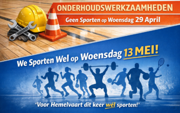 Wijziging sportdata – let op!